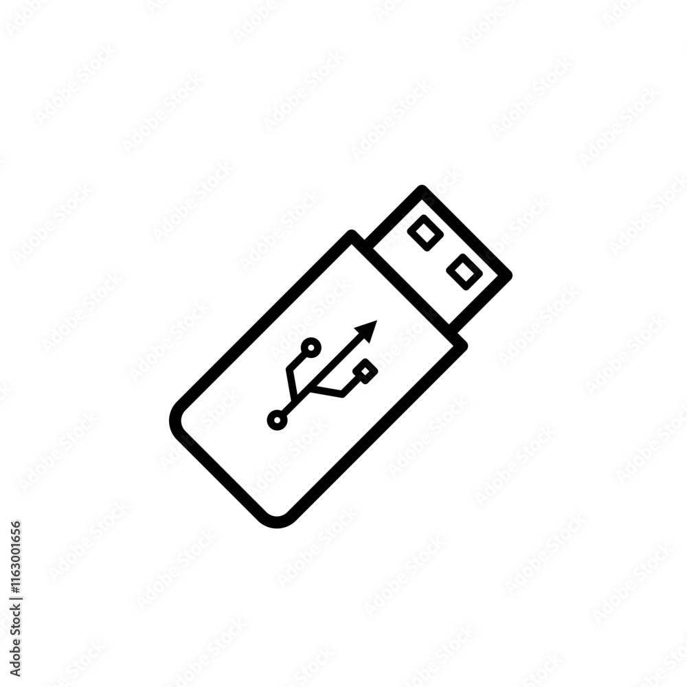 usb drive, pendrive - vector icon usb drive, pendrive - vector icon