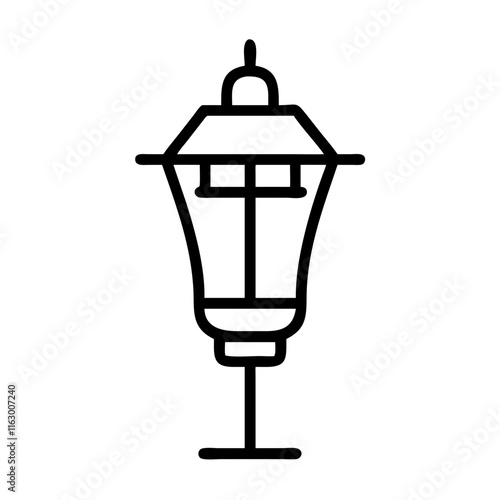 Lantern on a pole