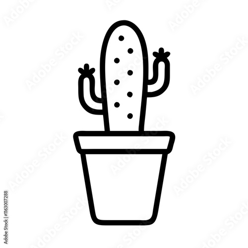 Cactus in a pot