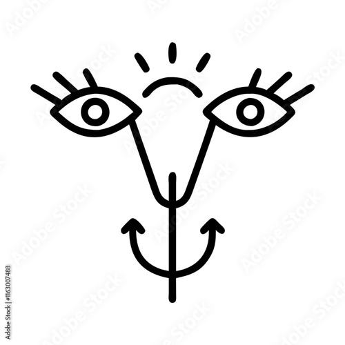 Symbolizes future insights, mystery, or spirituality