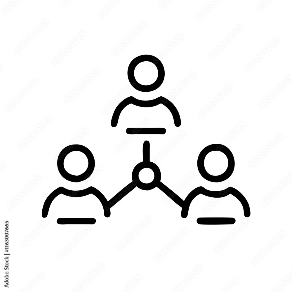 A group icon symbolizing teamwork or community A group icon symbolizing teamwork or community