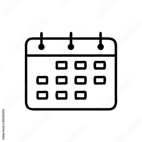 A calendar icon representing planning, events, or deadlines