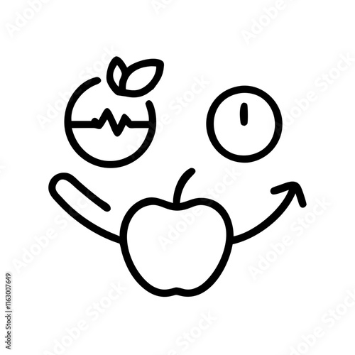 Represents healthy eating or abundance