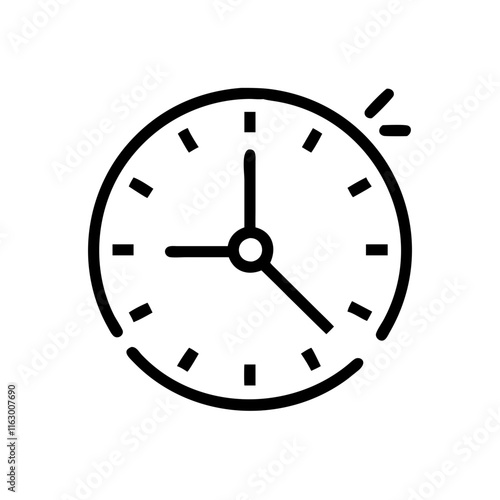 A clock icon symbolizing time management and punctuality.
