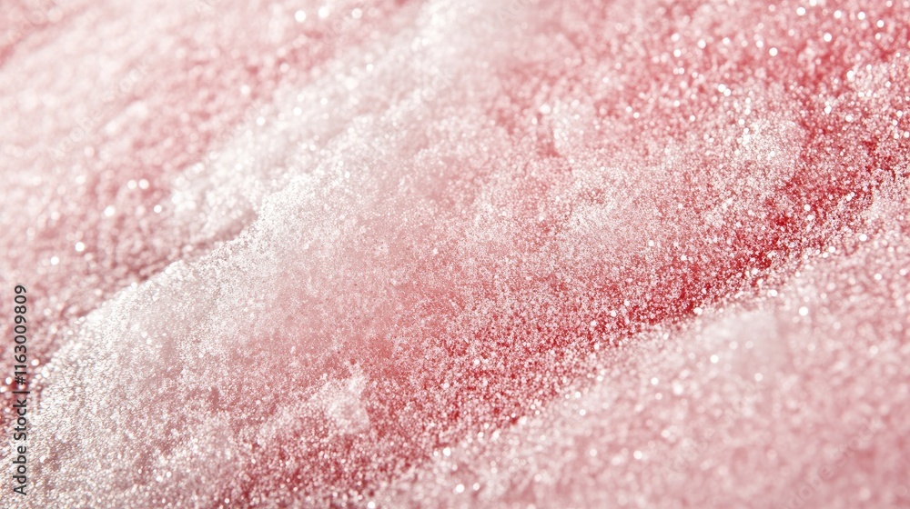 Fototapeta premium Shimmering Soft Pink Glitter Texture Close Up for Elegant Backgrounds and Stylish Designs
