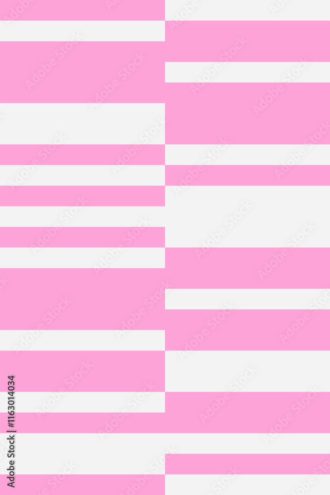 Striped naive geometric glitch effect