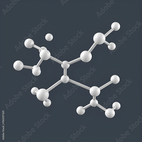 doxycycline molecule 3d, molecular structure, ball and stick model, structural chemical formula broad-spectrum antibiotic photo