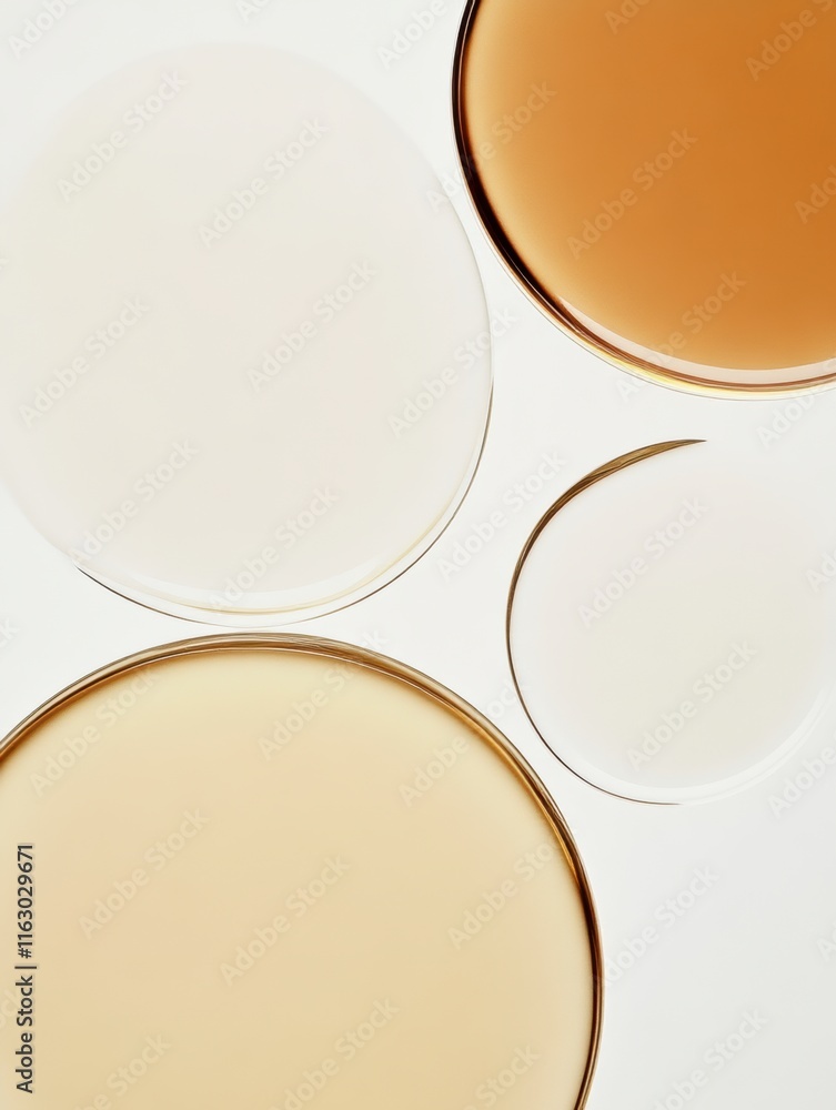 Artistic Composition of Circular Glass Objects for Instagram Social Media Content Marketing Branding Graphic Design and Blogs