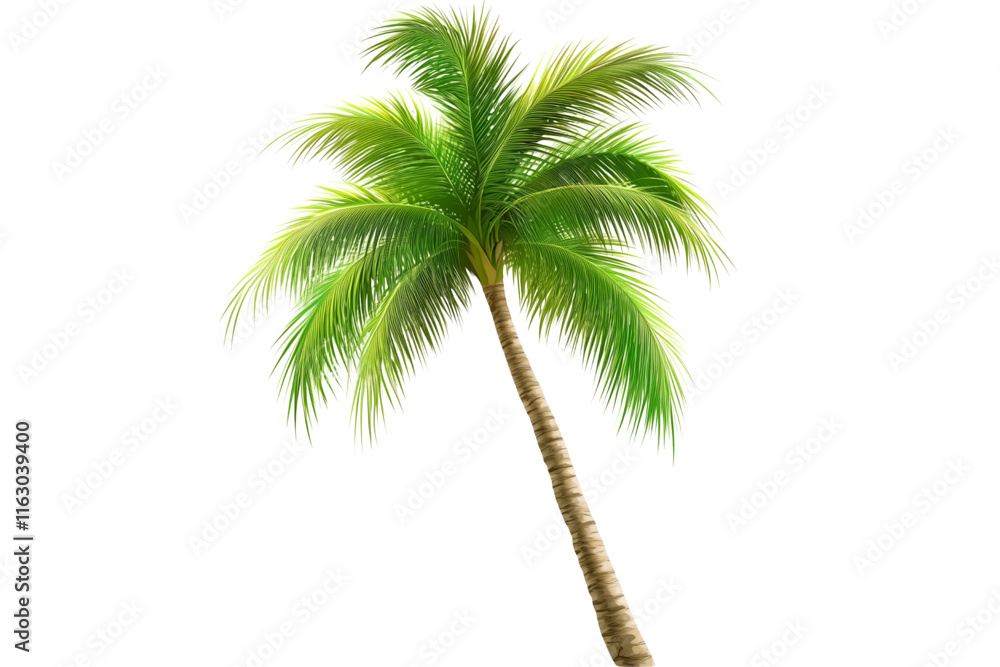 Obraz premium palm tree isolated on white