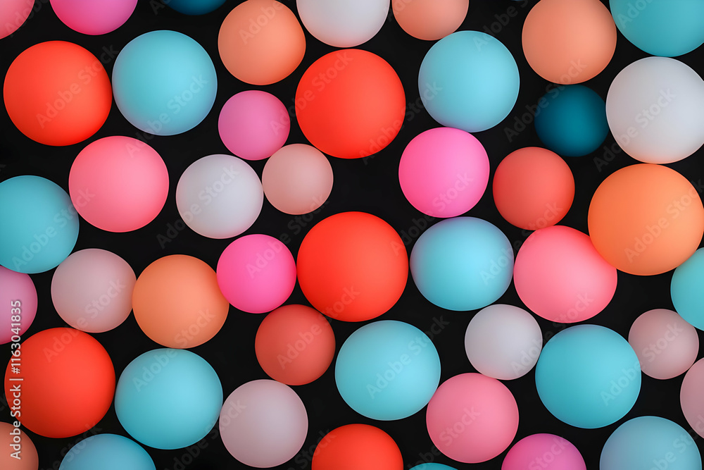 Colorful 3D Sphere Abstract Background Colorful 3D Sphere Abstract Background
