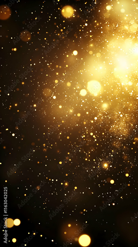 Fototapeta premium Golden Abstract Background Sparkle