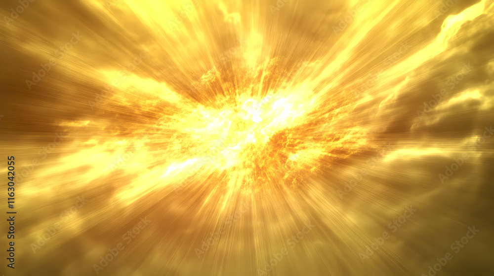 Fototapeta premium Golden Abstract Background Illustration