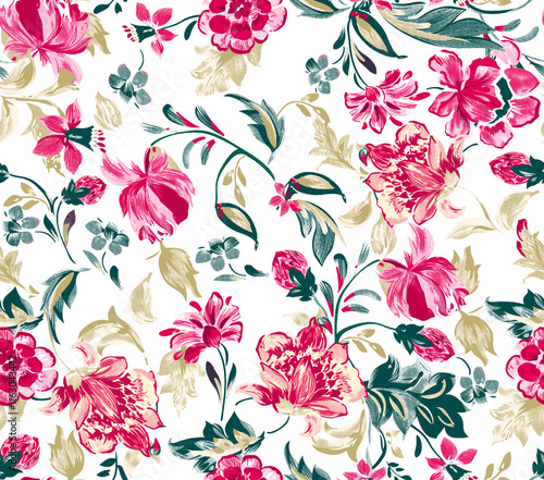 New Perfect Flower Pattern, Digital Flowers, Flower Print