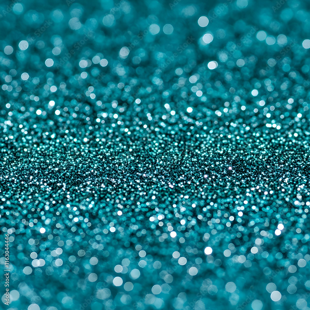 Teal Glitter Abstract Background Teal Glitter Abstract Background