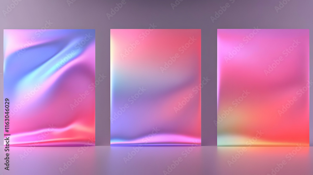 Abstract 3D Background: Pastel Gradient Abstract 3D Background: Pastel Gradient
