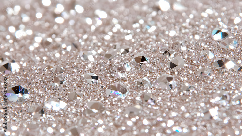 Sparkling Crystal Background Illustration Sparkling Crystal Background Illustration