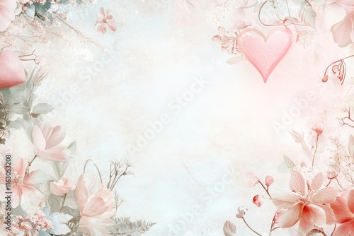 Pastel Pink Romantic Composition 2
