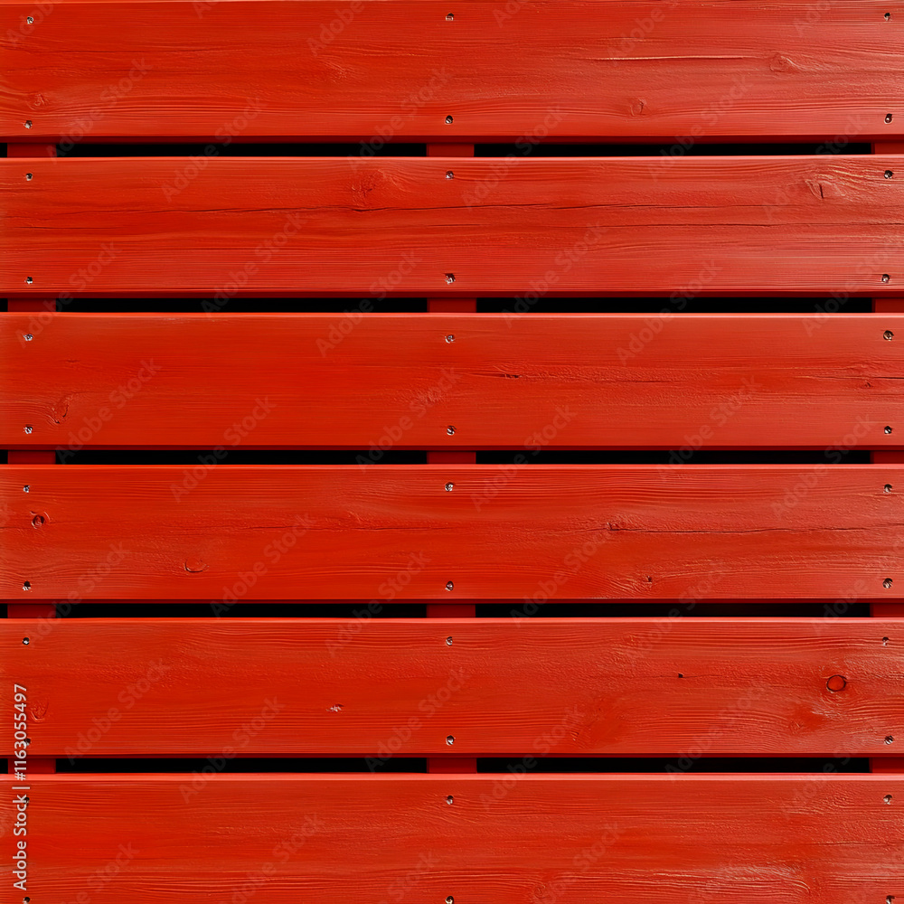 Fototapeta premium Red Wooden Planks Background Texture