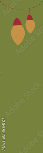 Winter Holiday Alphabet Letter I