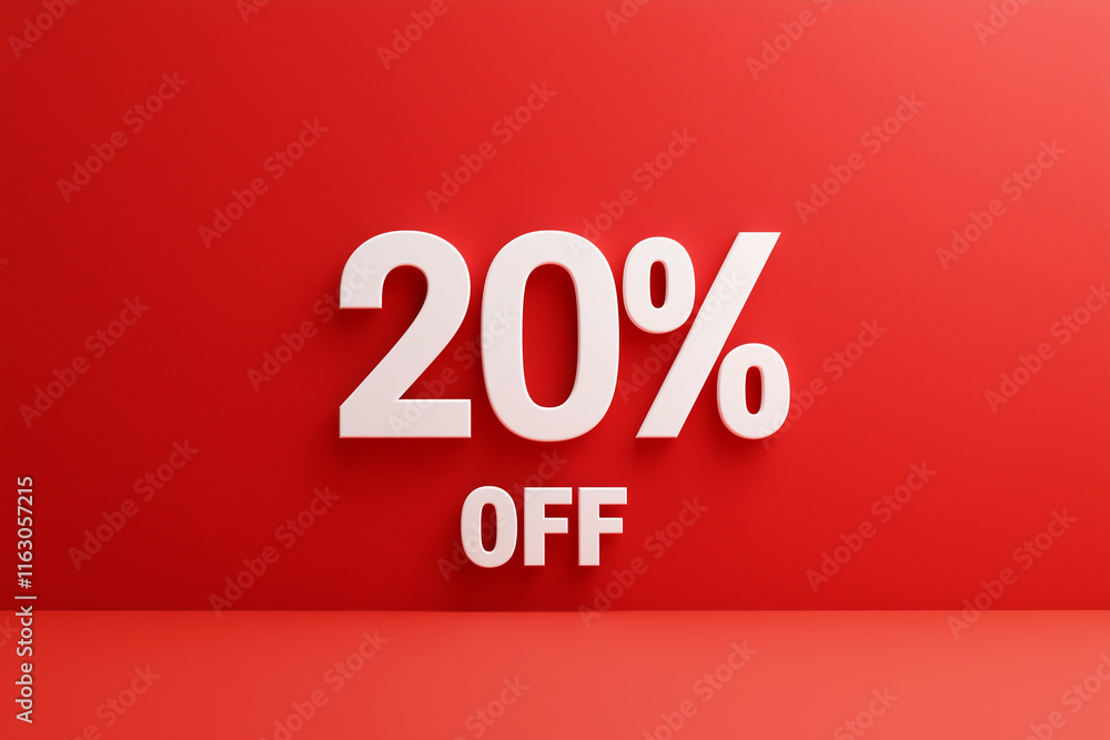 20% OFF white text on a colorful background 20% OFF white text on a colorful background