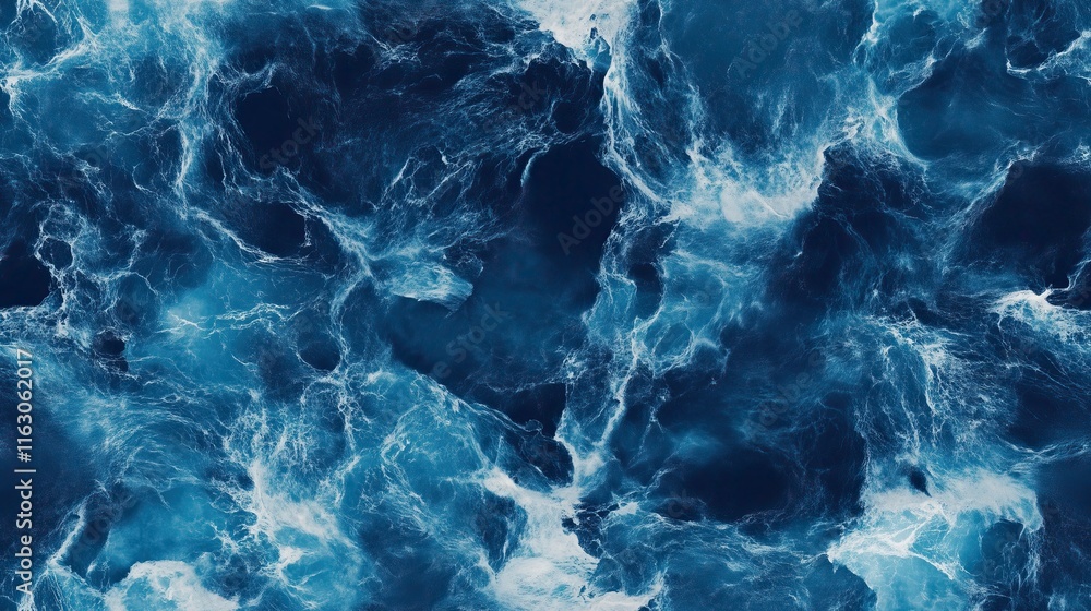top view on deep dark blue color ocean water surface texture background, for pattern overlay top view on deep dark blue color ocean water surface texture background, for pattern overlay
