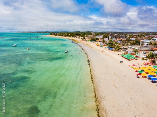 Tamandaré - Aerial view of Tamandaré beach, Pernambuco photo