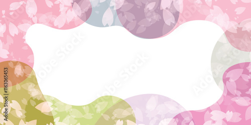 和柄　桜　春　背景