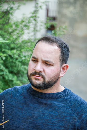 Worried Expression Of A Man 