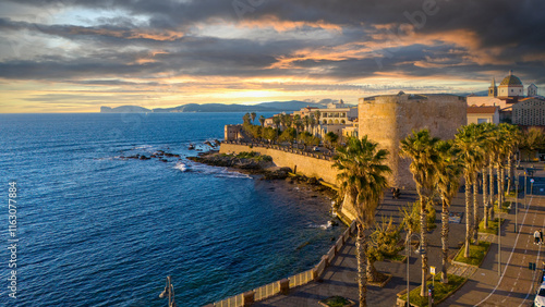 Bild auf Leinwand l'alguer, sardegna, italy
