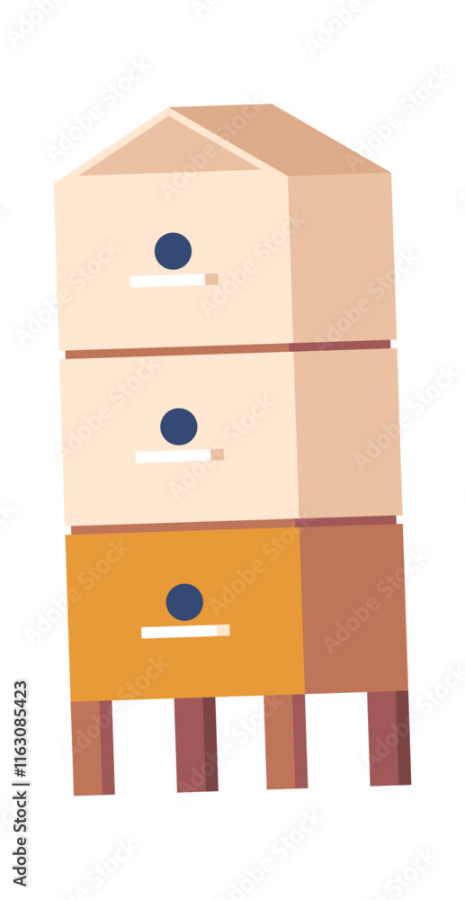 Obraz premium Beehive apiary house for bees