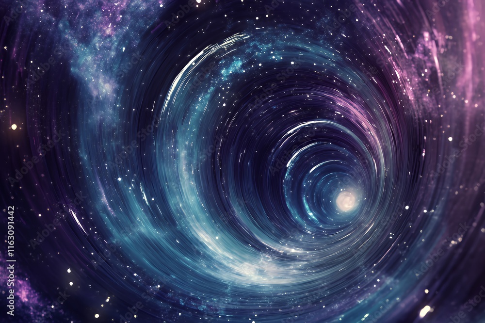 Cosmic Swirl A Nebula Tunnel Through Space