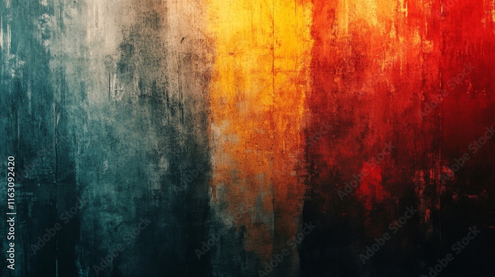 Abstract Colorful Textured Wall Art Background Abstract Colorful Textured Wall Art Background