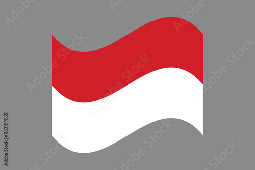 Free Download Indonesia flag, The flag of Indonesia, Flag of Indonesia national country symbol illustration Vector, Rectangle Indonesia flag illustration, Flat vector illustration
 - GFXLoad