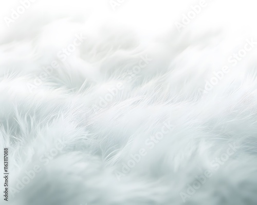 Wallpaper Mural A soft, fluffy texture resembling white fur or clouds, creating a serene atmosphere. Torontodigital.ca