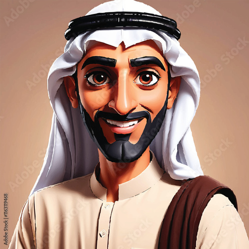 cartoon arab