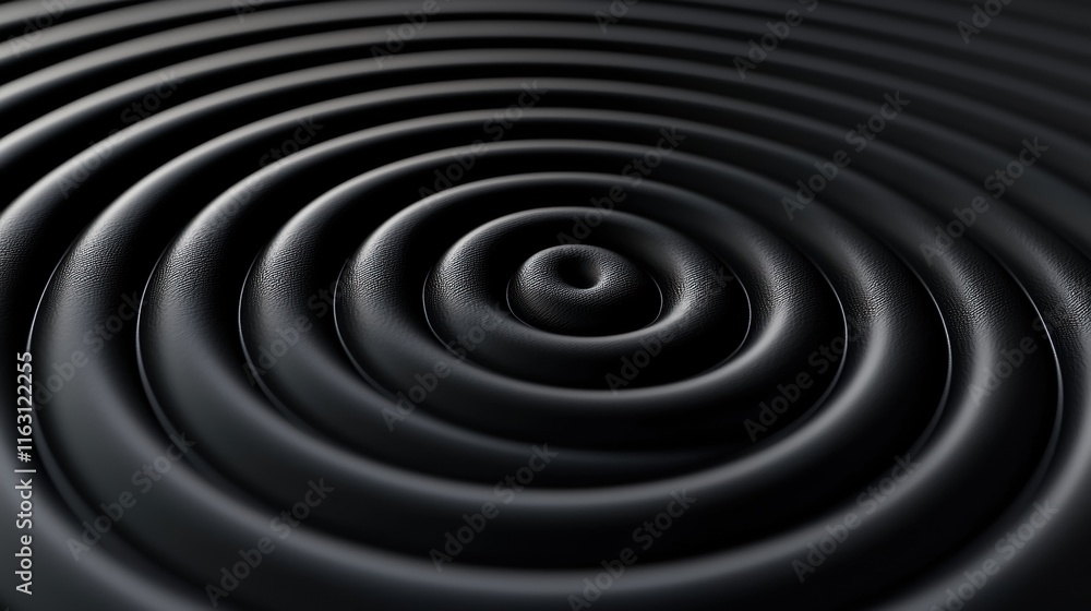 Abstract Black Circular Waves in High Fidelity Abstract Black Circular Waves in High Fidelity
