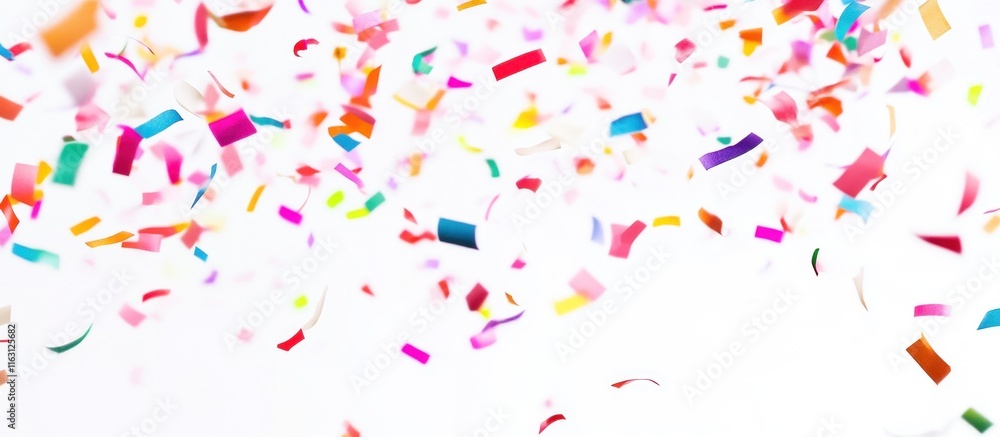 Obraz premium Colorful Confetti Celebration: A Festive Burst of Joy