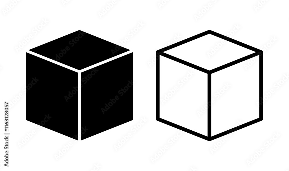Box icon logo design. box sign and symbol, parcel, package Box icon logo design. box sign and symbol, parcel, package
