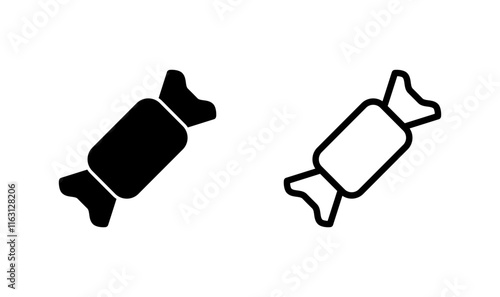 Candy icon logo design. candy sign and symbol.