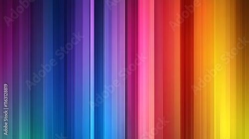 A vibrant gradient of colors arranged in vertical stripes, creating a dynamic visual effect.