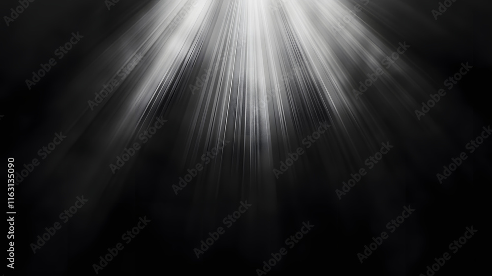 Sun rays light isolated on black background for overlay design Sun rays light isolated on black background for overlay design