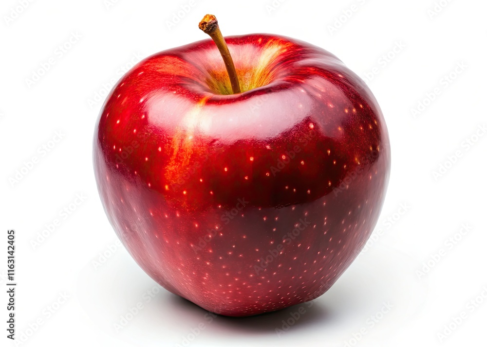 Studio-shot red apple, vibrant and fresh, a symbol of natural goodness. Studio-shot red apple, vibrant and fresh, a symbol of natural goodness.
