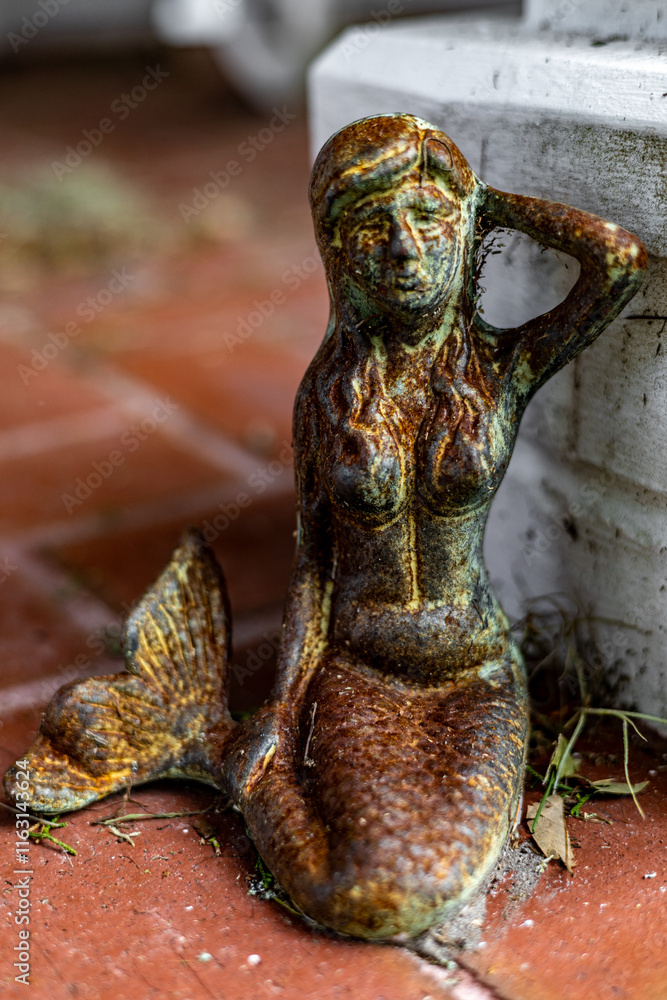 Fototapeta premium a statue of a mermaid 