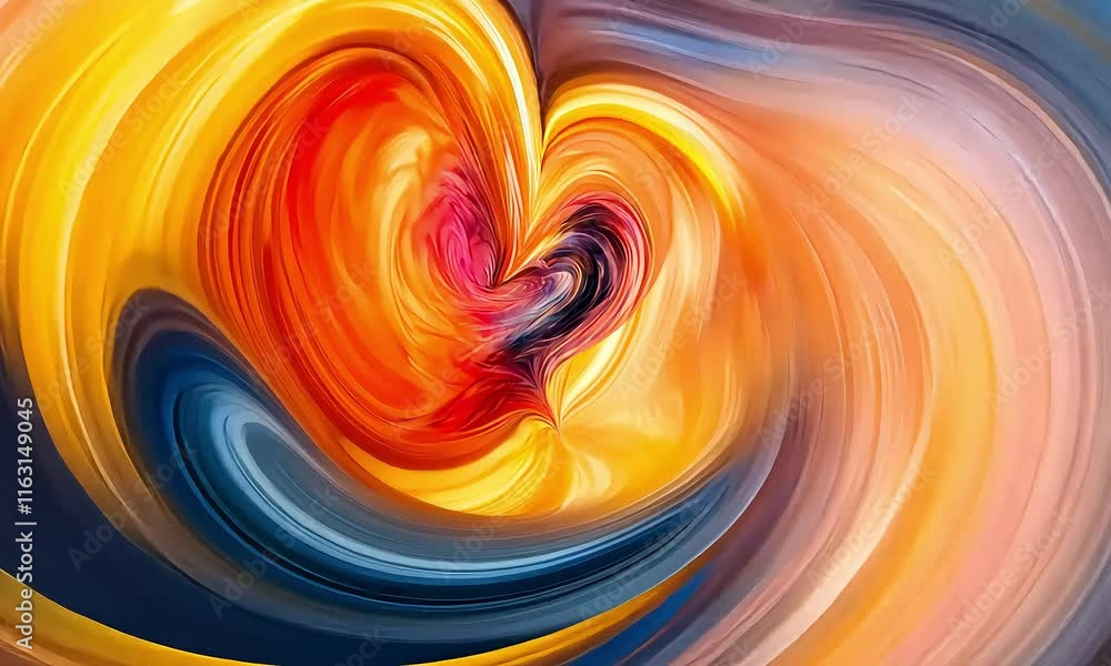 Abstract Heart Shape Design with Swirling Colors and Energetic Brush Strokes for Creative and Romantic Themes, Symbolizing Love and Passion in Artistic Expression with ai generated. Abstract Heart Shape Design with Swirling Colors and Energetic Brush Strokes for Creative and Romantic Themes, Symbolizing Love and Passion in Artistic Expression with ai generated.