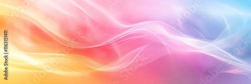 Wallpaper Mural Abstract Pastel Wave Background Illustration Torontodigital.ca