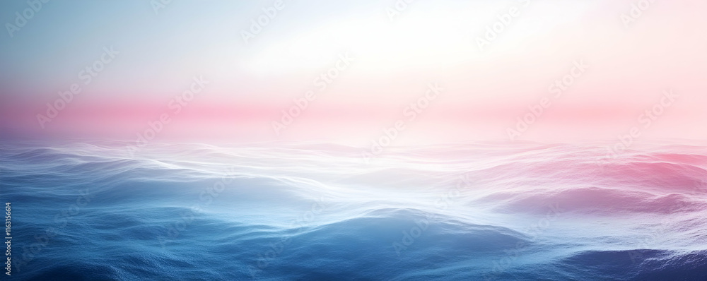 Pastel Ocean Waves 3D Illustration Pastel Ocean Waves 3D Illustration
