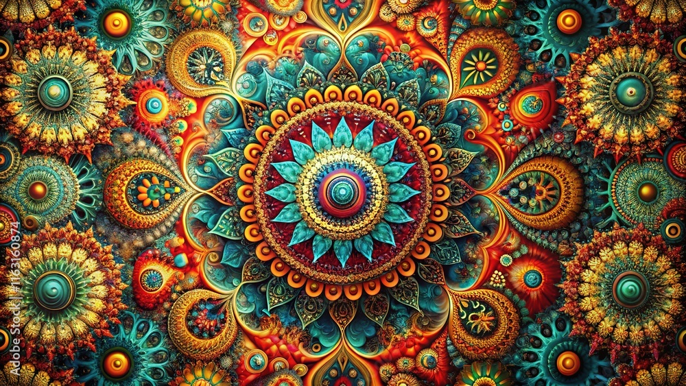 Intricate, AI-generated texture background, emphasizing depth of field. Intricate, AI-generated texture background, emphasizing depth of field.