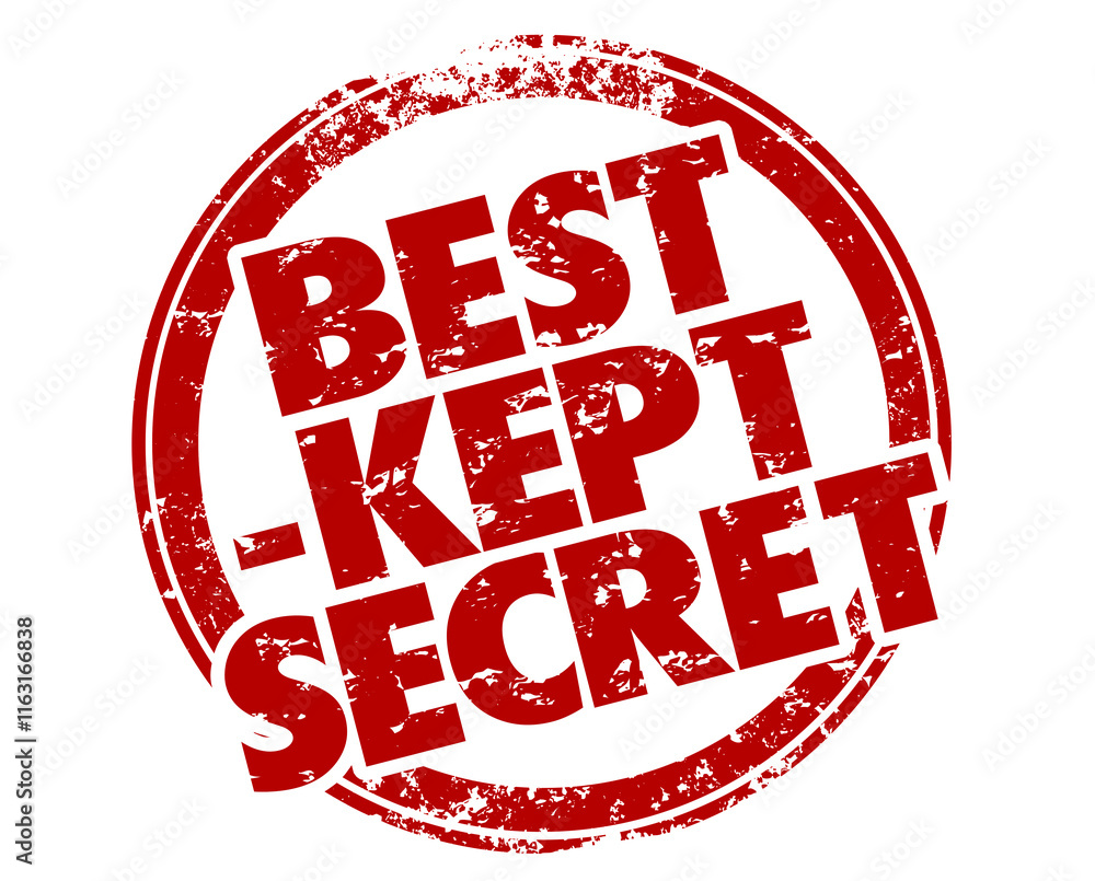 Best Kept Secret Round Red Stamp Words Gossip Rumor Information Illustration Best Kept Secret Round Red Stamp Words Gossip Rumor Information Illustration