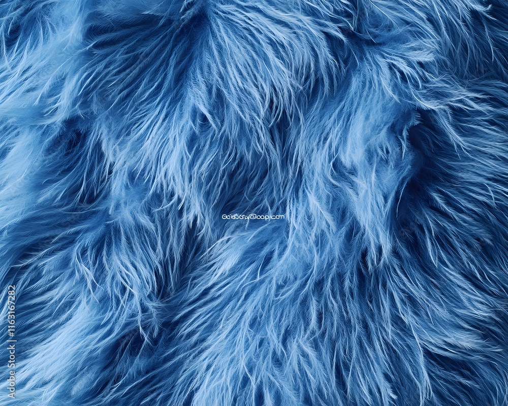 Fototapeta premium Blue Feather Texture Image