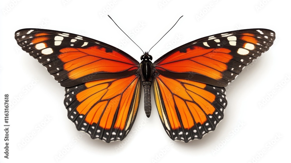 Obraz premium butterfly. butterfly on white background. animal